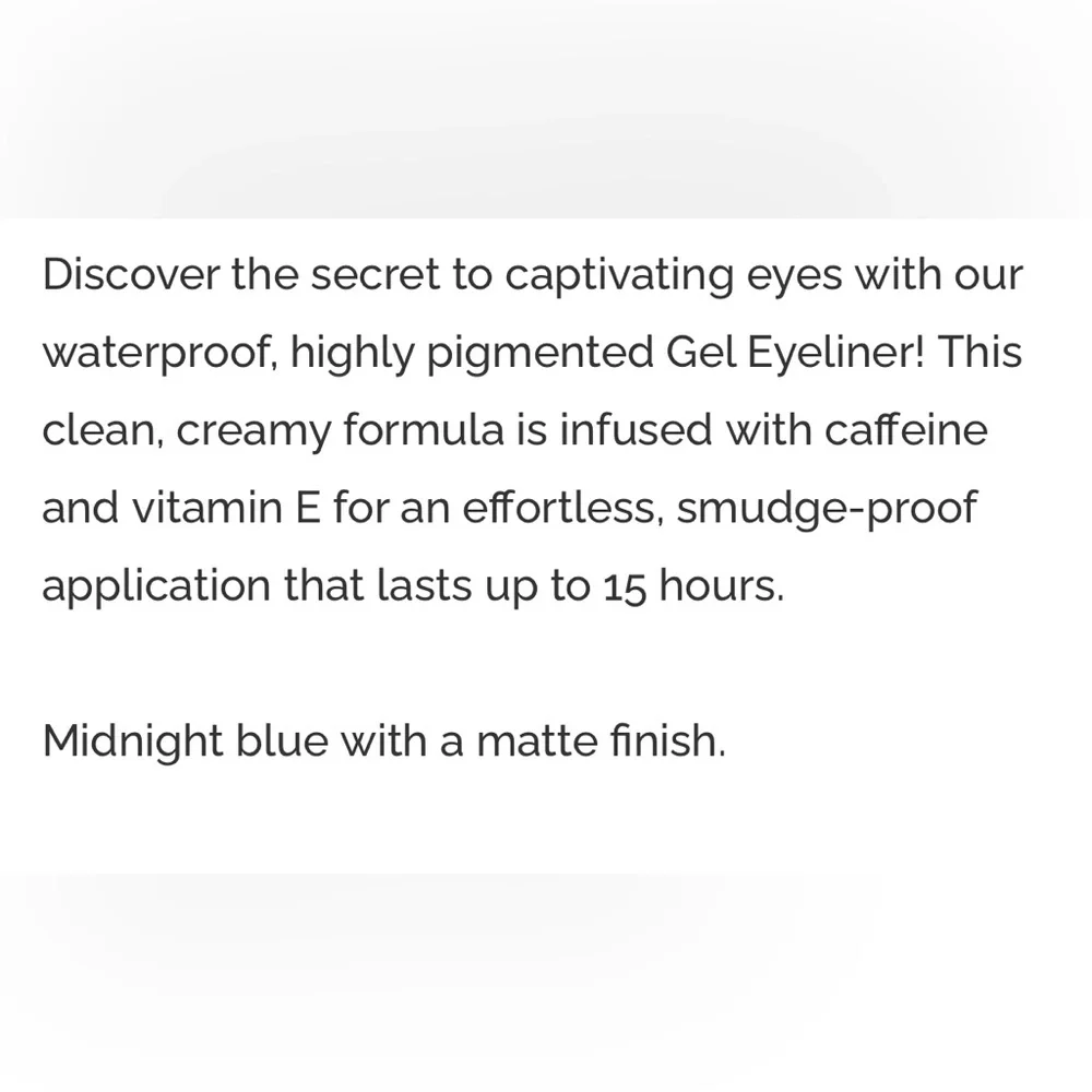 Color Street Gel Eyeliner in Midnight Blue
